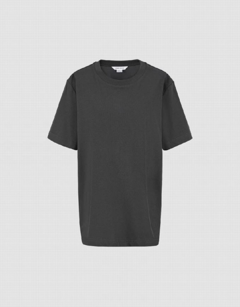 Urban Revivo Basic Crew Neck Loose Tシャツ レディース グレー | 280173-ZFR