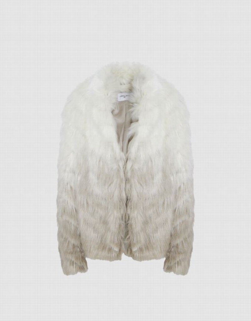 Urban Revivo Loose Furry コート レディース グレー | 315978-KHF